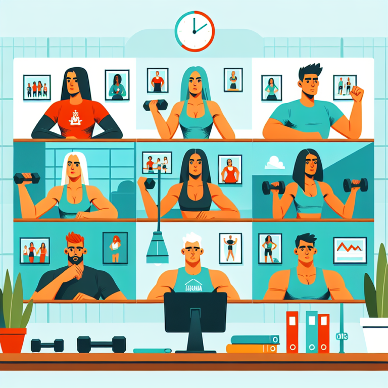 Illustration of Team on video call in a Home office setting, with a focused mood.
