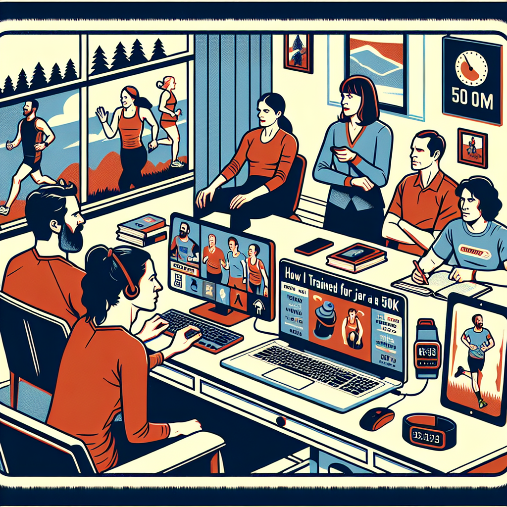 Illustration of Team on video call in a Home office setting, with a focused mood.
