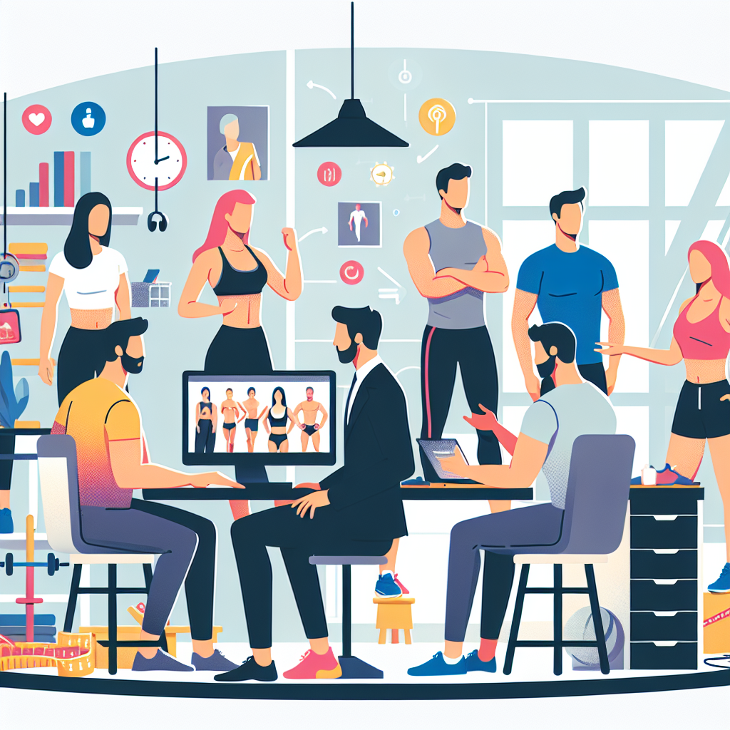 Illustration of Team on video call in a Home office setting, with a focused mood.