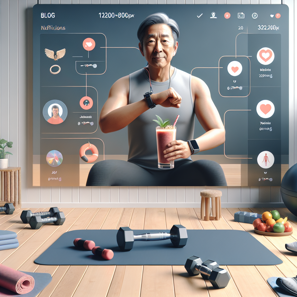 Illustration of Athlete drinking smoothie in a Minimalist home gym setting, with a determined mood.